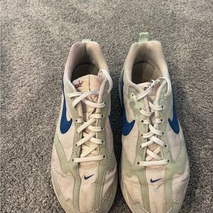 Nike Women’s White and Blue Sneakers